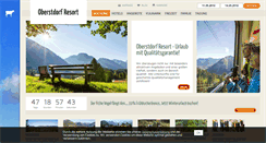 Desktop Screenshot of oberstdorf-resort.de